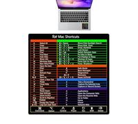 Stickers de raccourci clavier - Guide de référence rapide, Étiquettes de mots | Pas de superposition adhésive de saleté, feuille de triche de commande facile pour le travail de bureau, configura