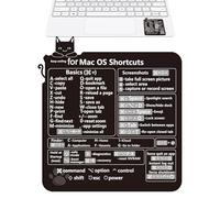 Stickers de raccourci clavier - Guide de référence rapide, Étiquettes de mots | Pas de superposition adhésive de saleté, feuille de triche de commande facile pour le travail de bureau, configura