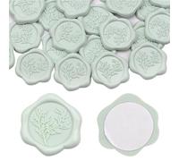 Stickers de sceau de cire, Autocollants de sceau cire 25 pièces diamètre 1,18 pouces couleur 01 auto-adhésifs