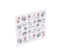 Stickers de transfert d'eau de qualité supérieure Nail Sticker Licorne sirène Cat Cartoon Filigrane Curseur Gel Ongles Art Décorer Manucure 1Pratique à la mode