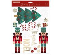 Stickers de Vitre Casse-Noisette Noël repositionnables (29x40cm)