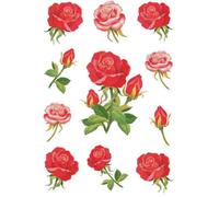 Stickers DECOR roses - HERMA - 3 Feuilles 85 x 120 mm - Papier - Objets décoratifs