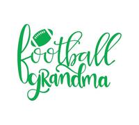 Stickers décoratifs finement sculptés Grand-mère footballeuse 68x92.3cm Culture du tatouage Vert