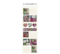 Stickers décoratifs ST149-6 fleurs d'été 2 feuilles