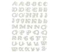 Stickers Alphabet Dentelle Majuscules