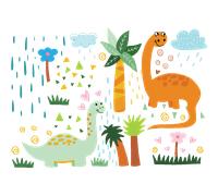 Stickers dinosaures joyeux