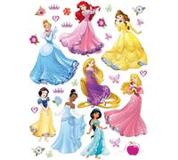 Stickers - Disney - 8 Princesses - Pré-découpés - Repositionnables - Décoration murale