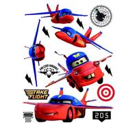 Stickers - Disney - Flash McQueen - Rouge - Enfant - Pré-découpés
