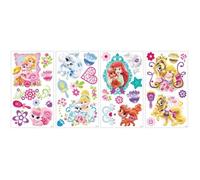 Stickers Disney Princesses Palace Animaux - ROOMMATES - Lot de 35 repositionnables