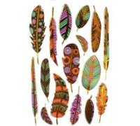 Homéa, Stickers Plumes Effet Métal