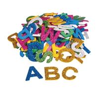 Stickers En Mousse Alphabet Paillettes 3 Cm 130 Pièces