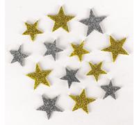 Stickers En Mousse Etoiles Pailleté 72 Pièces