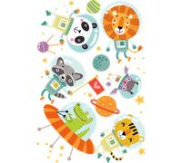 Stickers enfant animaux aventuriers de l'espace