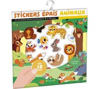 Stickers épais - Animaux - 30 stickers epais - Vanessa Vautier - Grund - Livre-jeu