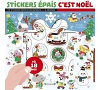 Stickers épais - C'est Noël Estelle Tchatcha (Illustration)