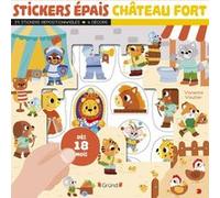 Stickers épais - Château fort Vanessa Vautier (Illustration)