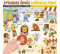 Stickers épais - Château fort Vanessa Vautier (Illustration)