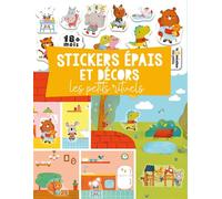 Maria Neradova – Stickers épais et décors : Les petits rituels – Livre-jeu
