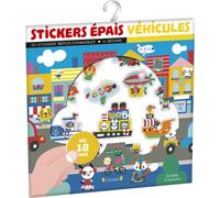 Stickers épais - Véhicules - 30 stickers epais - Estelle Tchatcha - Grund - Livre-jeu