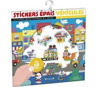 Grund Stickers épais Véhicules – Pochette 30 autocollants repositionnables – À partir de 18 mois