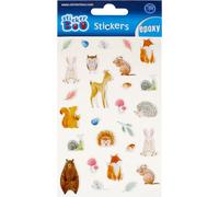 Stickers époxy convexes animaux de la forêt Stickers Boo