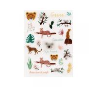 Stickers Époxy Jungle De 1,1 À 4,7 Cm 26 Pièces