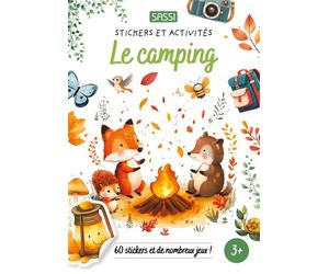 Stickers et activités - Le camping - Maria Sara Mabilia - Sassi - broché - Document jeunesse