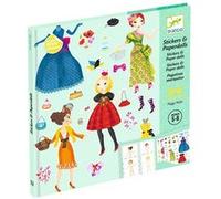 Stickers et paperdolls Trop mode Djeco G