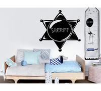 Stickers Etoile de Sherif - Nombreuses tailles et couleurs disponibles