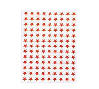 Stickers etoile rouge Sticker autocollants 2 feuilles etoilles rouge 14 x 10 cm a feuille autocollants etoiles stickers etoile
