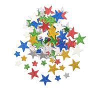 216 Stickers étoiles en mousse pailletée autocollants créatif scrapbooking noël Marque C TOP MULTICOLORE