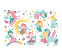 Stickers fées et licornes