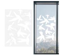 Stickers fenêtres oiseaux 9 Pièces Forme Colibri Réfléchissant UV