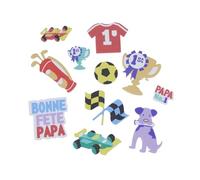 Stickers Fête des Pères caoutchouc mousse 24 pièce