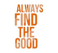 Stickers finement sculptés Trouvez toujours une bonne typographie et un bon modèle 36x55.7cm Étanche Orange