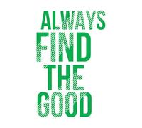 Stickers finement sculptés Trouvez toujours une bonne typographie et un bon modèle 50.4x78cm Décoration de magasin Vert