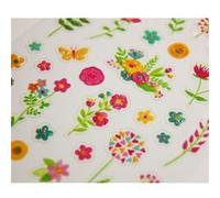 Stickers Fleurs colorés - Paillettes - 1,8 cm - Global Gift Multicolore G