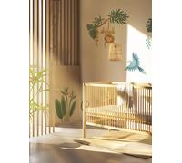 Stickers Fleurs oiseau du paradis YUTSUNI vert TU