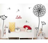 Stickers Fleurs Pissenlit 6 - Nombreuses tailles et couleurs disponibles