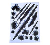 Stickers for Cars 2 Set Personnages Cool Prank Drôle Autocollants Imperméables Balles Scratches Spider Effets 3D Autocollants de Voiture Voiture Vélo Valise PC General Purpose Deco