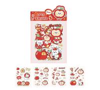 Stickers For Kids - Vibrant/Waterproof Vinyl, Self-Adhesive Cute Fruit Pattern Decals, Decorative Stationery Stickers, Sweet Art | Multi- Embellishment, Kids Girls Party Favors For Class