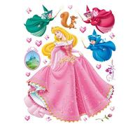 Stickers géant - Aurore Disney - Multicolore - Autocollants repositionnables - Décoration murale