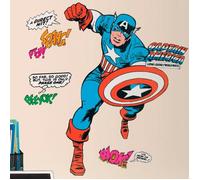 Stickers Géant Captain America Comics Marvel