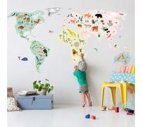 Stickers géants animaux du monde