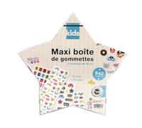 MÉGACRÉA Stickers gommette pour Enfant 940 pièces Boite éto