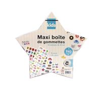 MÉGACRÉA Stickers gommette pour Enfant 940 pièces Boite éto