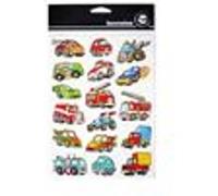 Stickers - Gommettes Voitures et camions - 34 pièces NA G