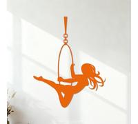 Stickers gravés Danseuse acrobatique de cirque, attrait pour une femme 54.6x69.1cm Décoration de carrosserie Orange