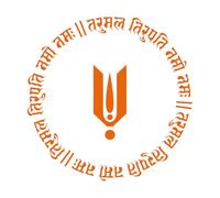 Stickers gravés Seigneur Tirupati Balaji, mantra sanskrit. Mon Dieu Tirupati, nous te louons. 67.2x67.7cm N'abîme pas le mur Orange