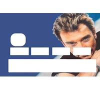 Stickers hommage Johnny Hallyday pour personnaliser votre Carte Bleue selon l'envie du moment